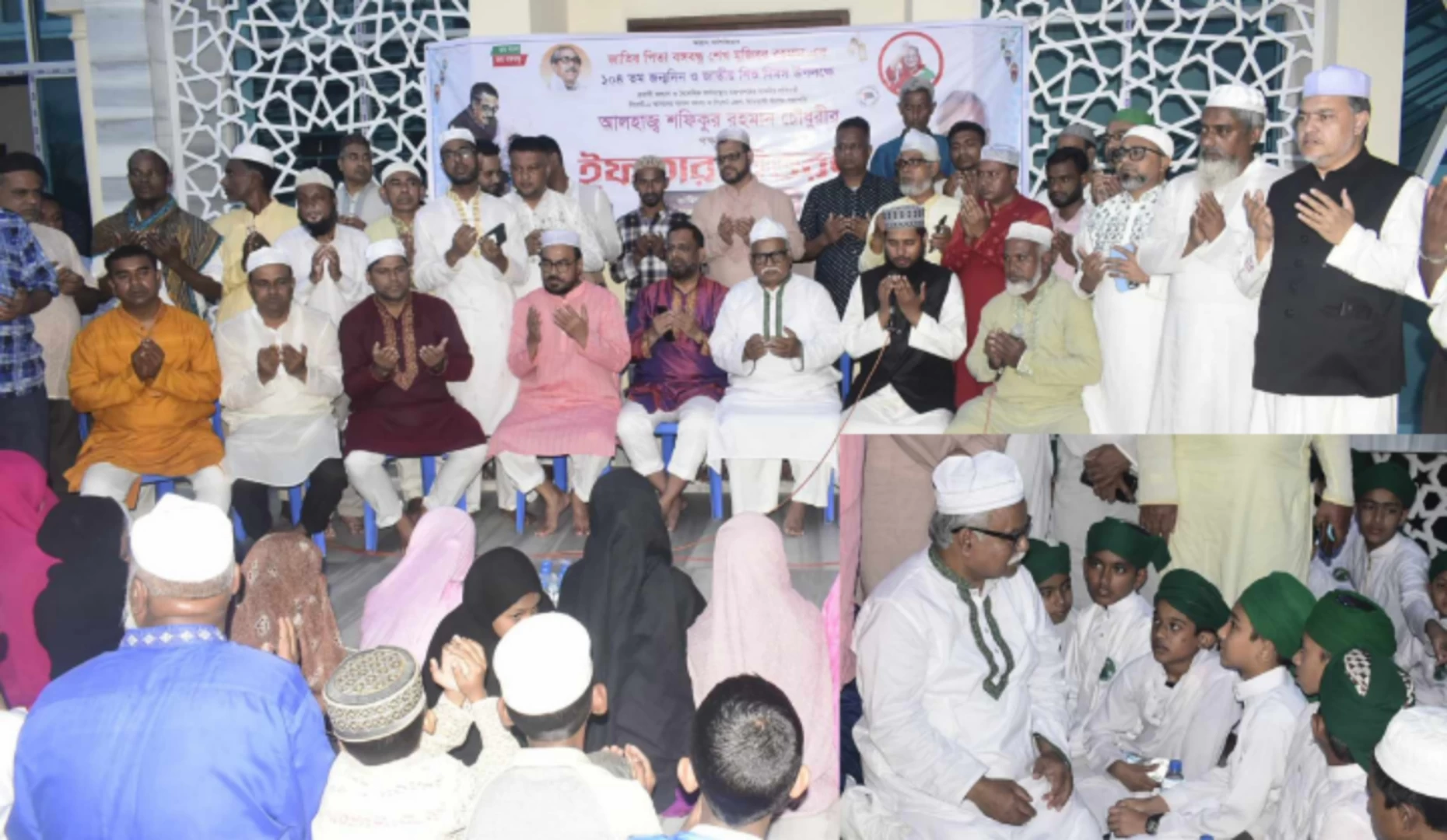 বঙ্গবন্ধুর জন্মবার্ষিকীতে শিশুদের মাঝে শফিক চৌধুরী ইফতার বিতরণ