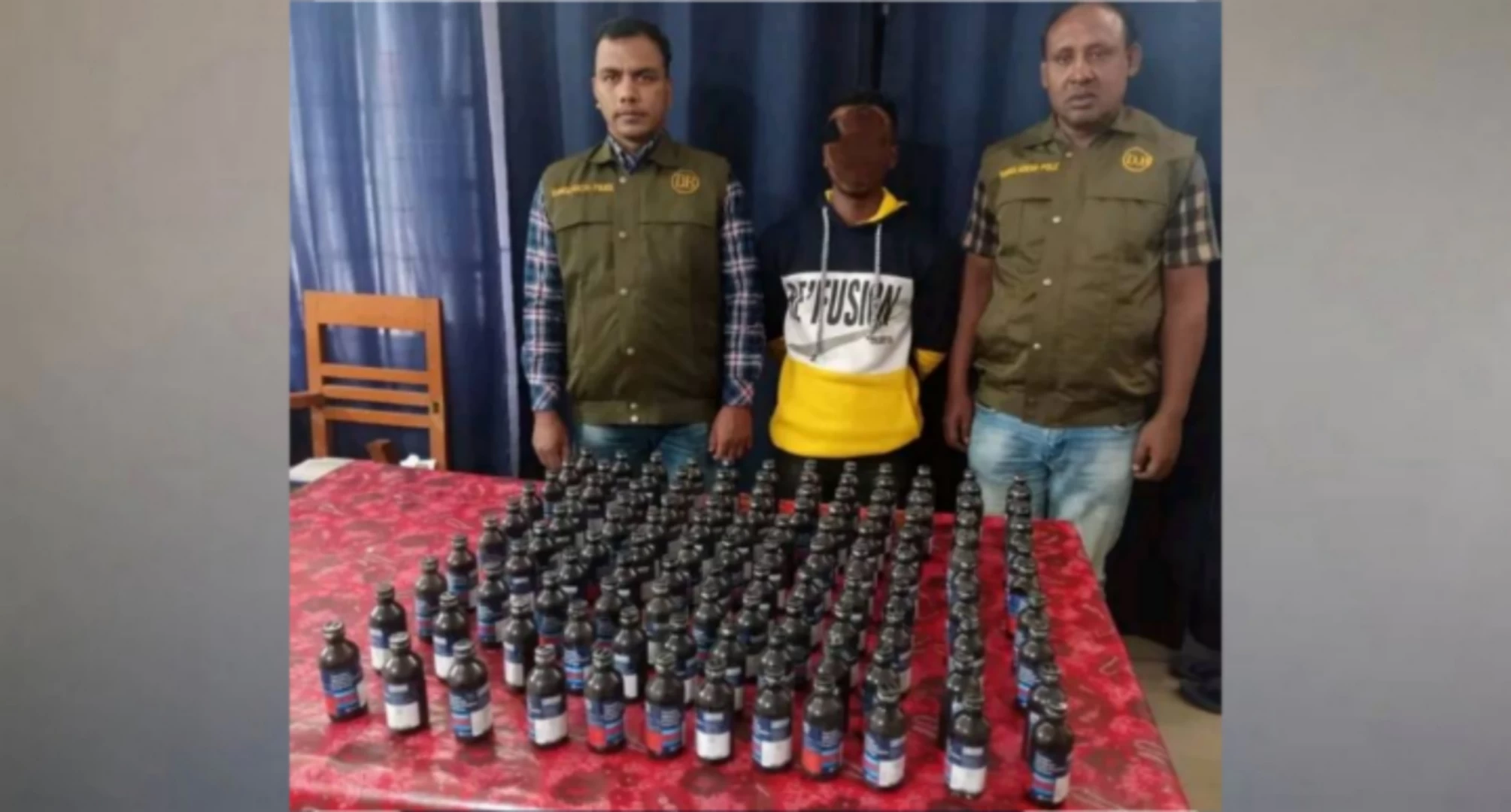 ঠাকুরগাঁওয়ে ফেন্সিডিলসহ গ্রেফতার ১