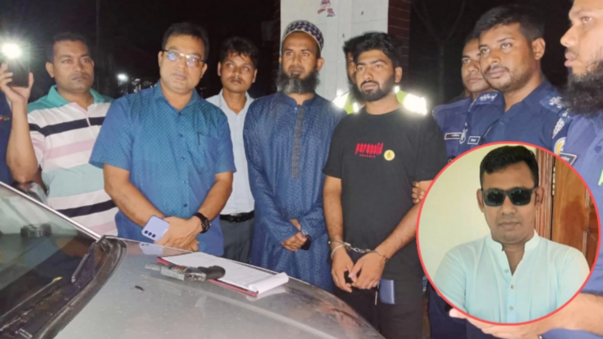 গাড়িতে পিস্তল রাখায় ড্রাইভার গ্রেপ্তার, মুচলেকায় মুক্ত চেয়ারম্যান প্রার্থী