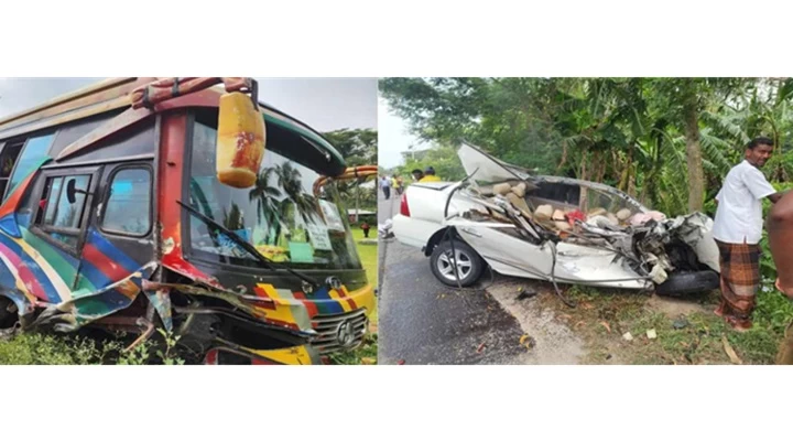 ডুমুরিয়ায় বাস ও প্রাইভেটকারের মুখোমুখি সংঘর্ষে নিহত দুই
