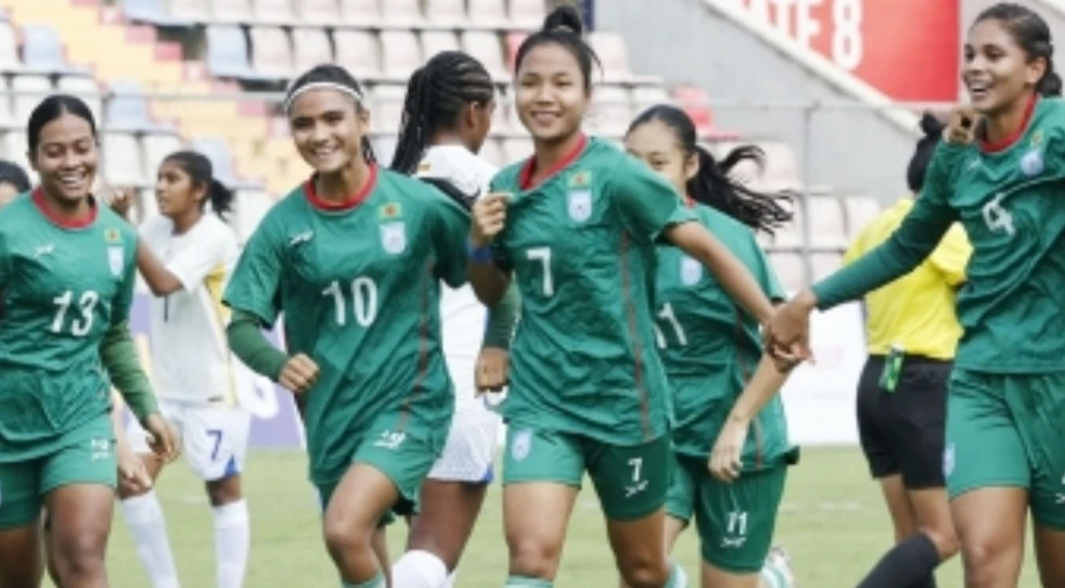 শ্রীলঙ্কার জালে বাংলাদেশের ৯ গোল